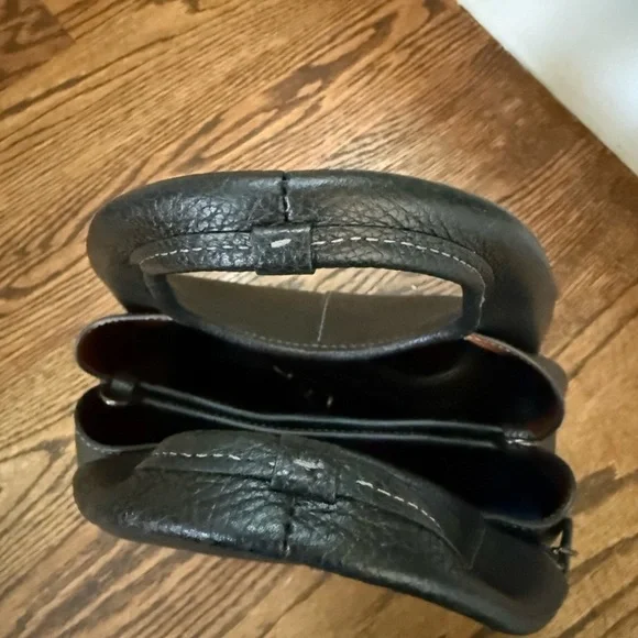 Coach Black Pebbled Leather Shoulder Bag - Picture 7 of 12